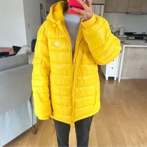 Nike Bright Yellow Puffer Jacket